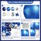 140PCS Blue White Silver Balloon Garland Arch Kit – Navy Metallic Blue, Silver & Confetti Balloons with Star Foils for Birthday, Wedding, Graduation, Bridal Shower & Party Decorations